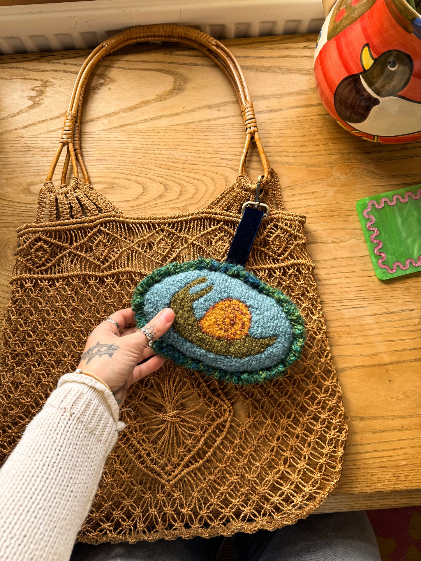 Snail bag charm (large)