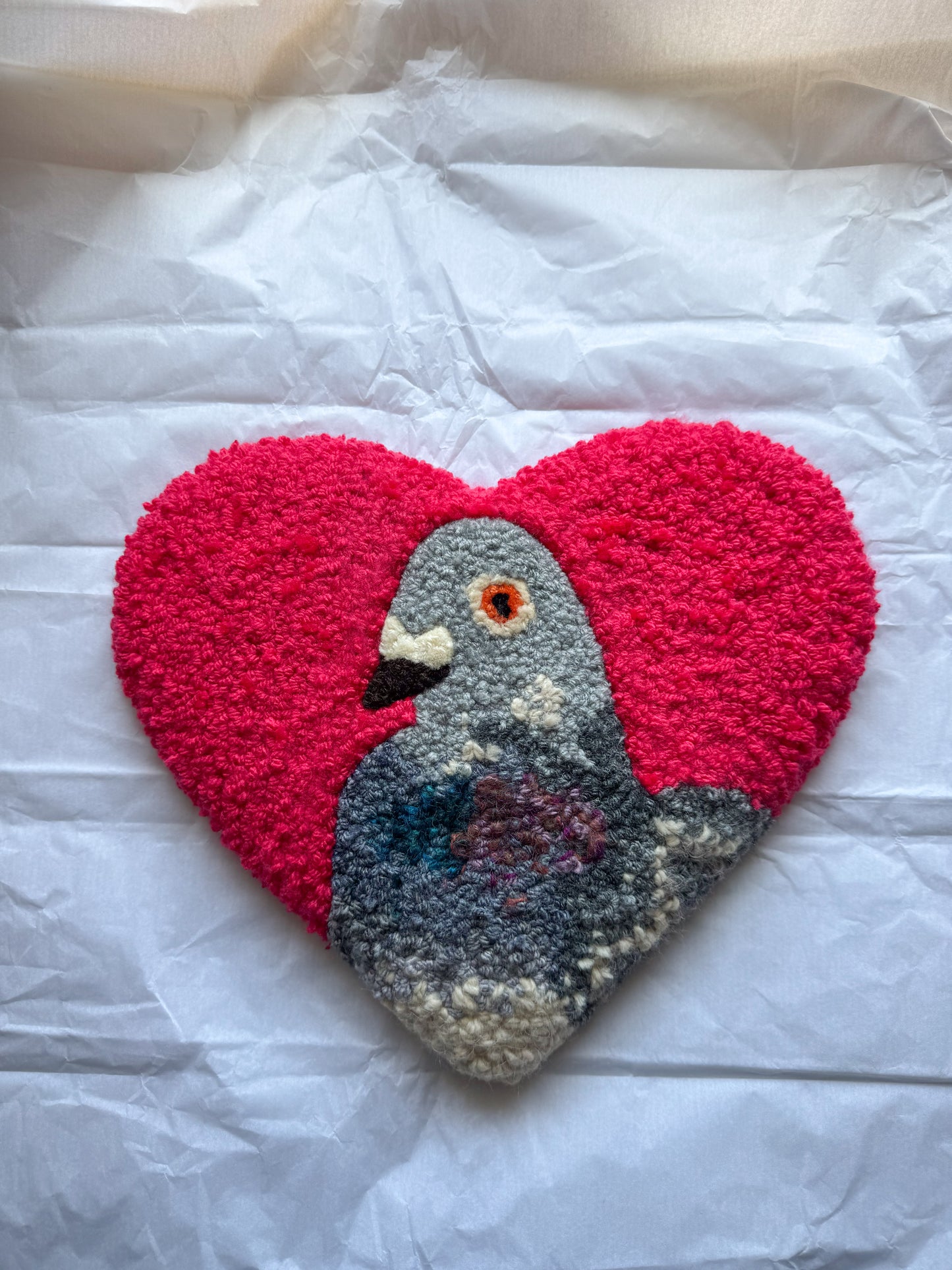 Pigeon sweetheart (deep coral)
