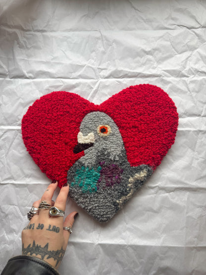 (32cm) pigeon sweetheart (deep red)