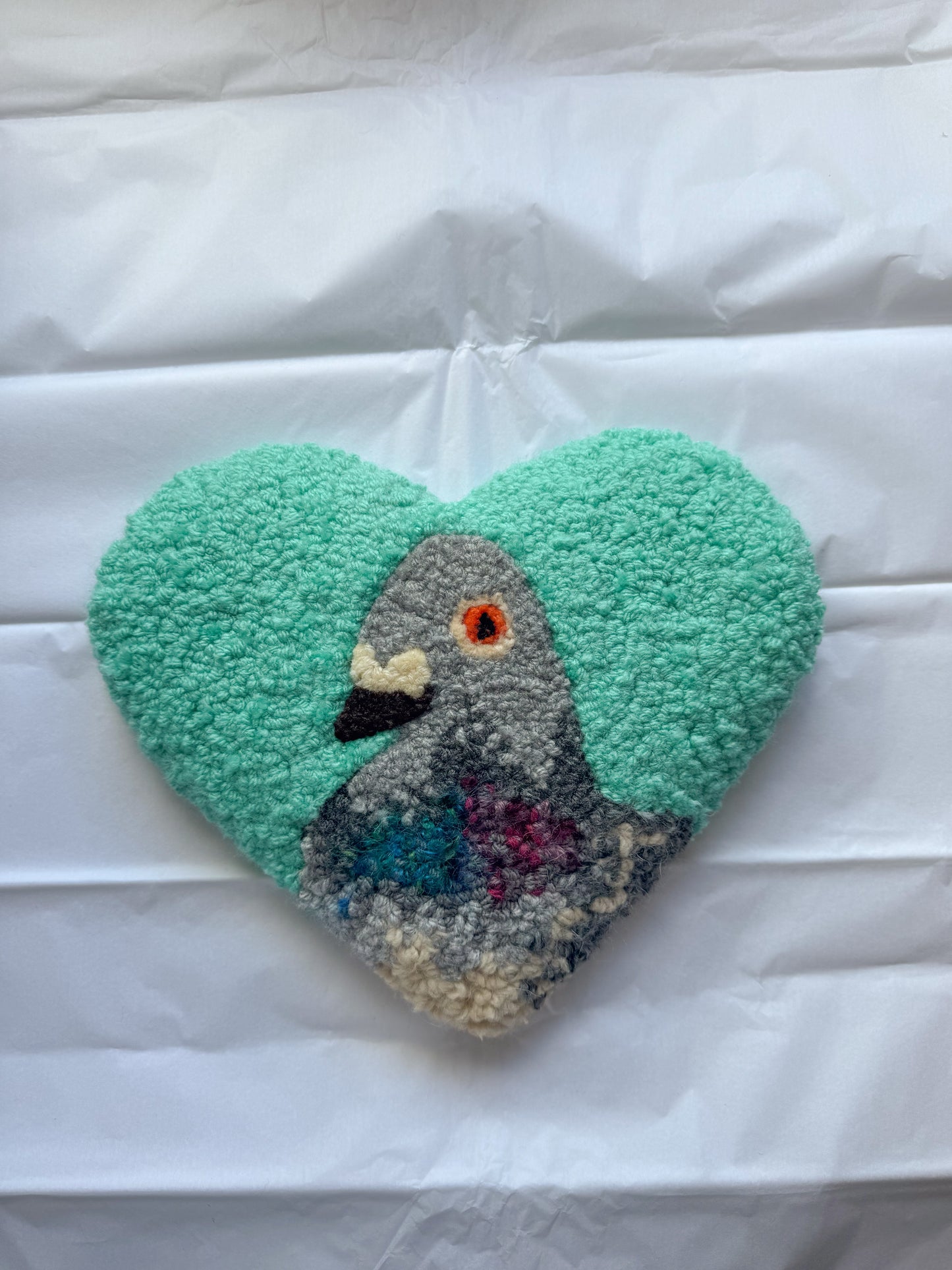 Pigeon sweetheart (teal)