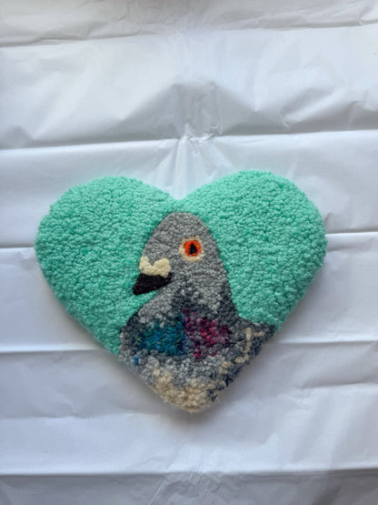 Pigeon sweetheart (teal)