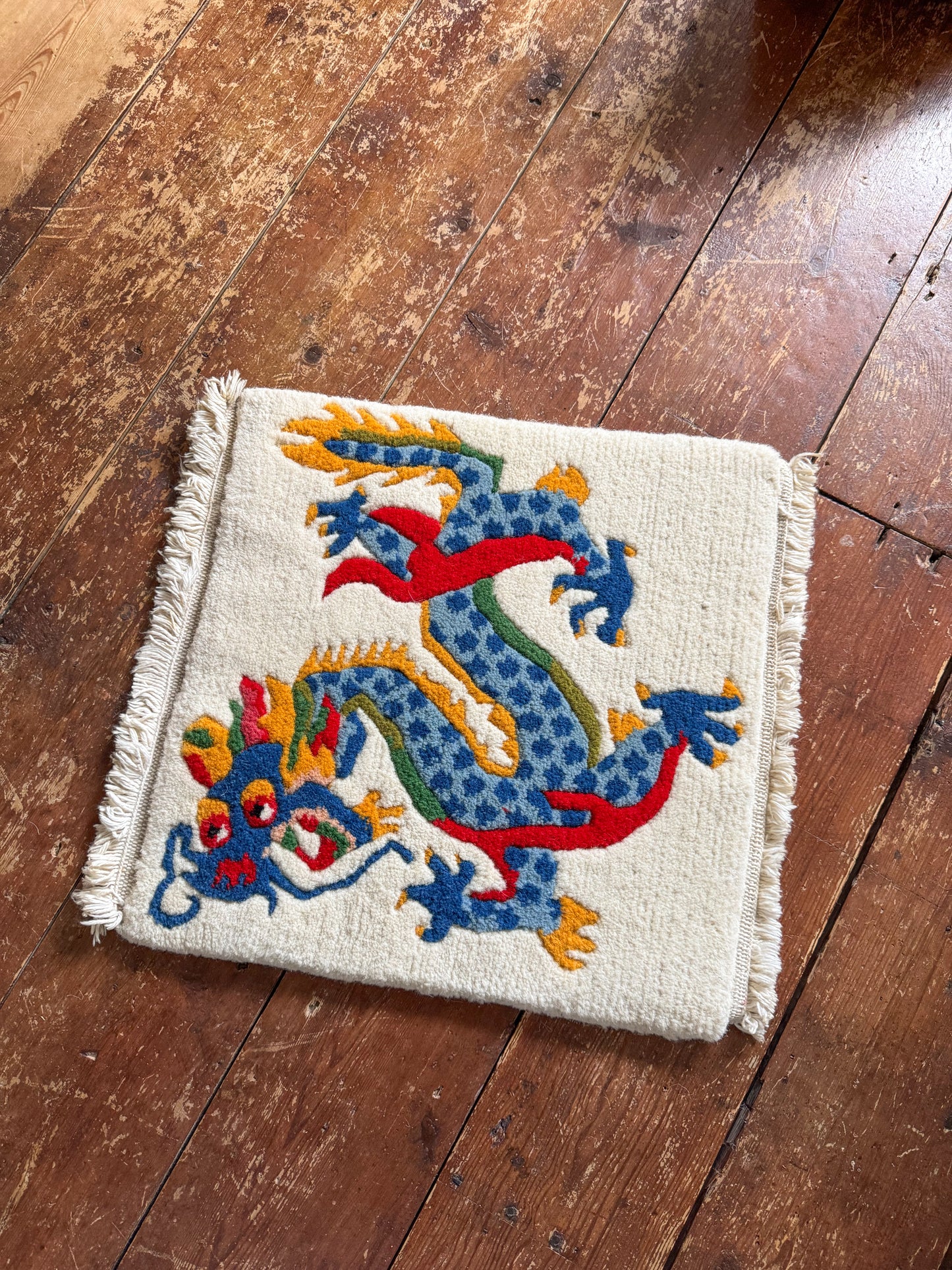 Vintage dragon rug #2