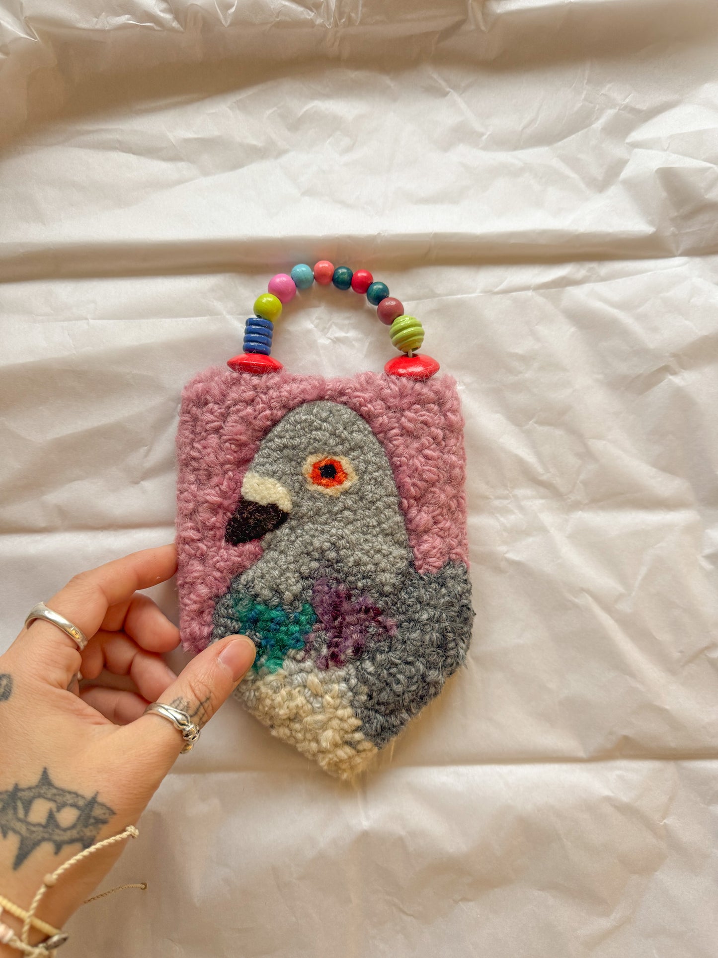 The last beaded pigeon!!