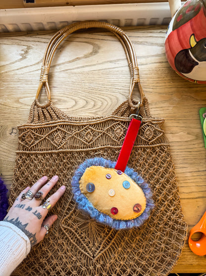 Snail bag charm (large)