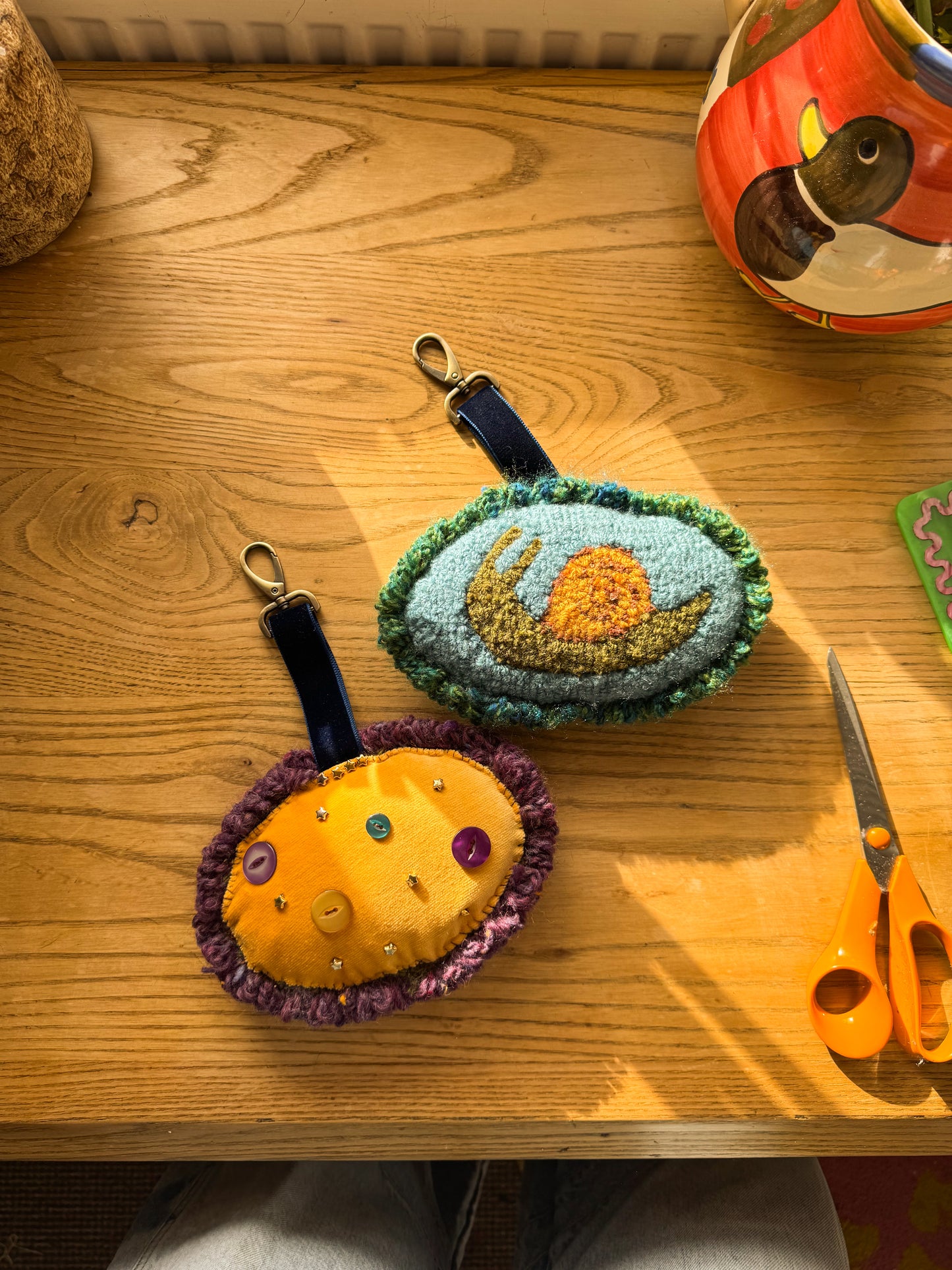 Snail bag charm (large)