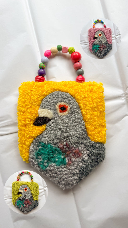 Custom beaded pidgey (any colour background)