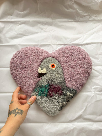 Pigeon sweetheart 32cm (vintage heather)