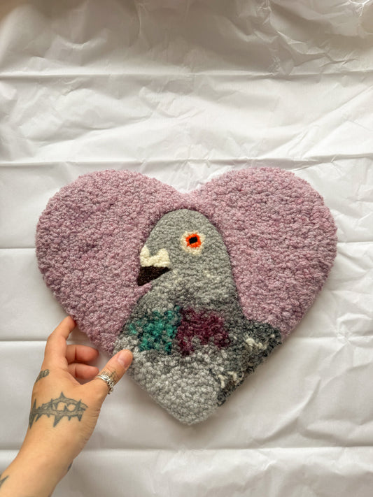 Pigeon sweetheart 32cm (vintage heather)