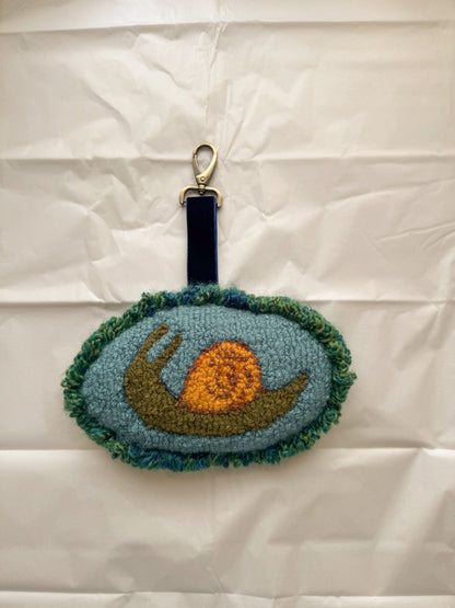 Snail bag charm (large)