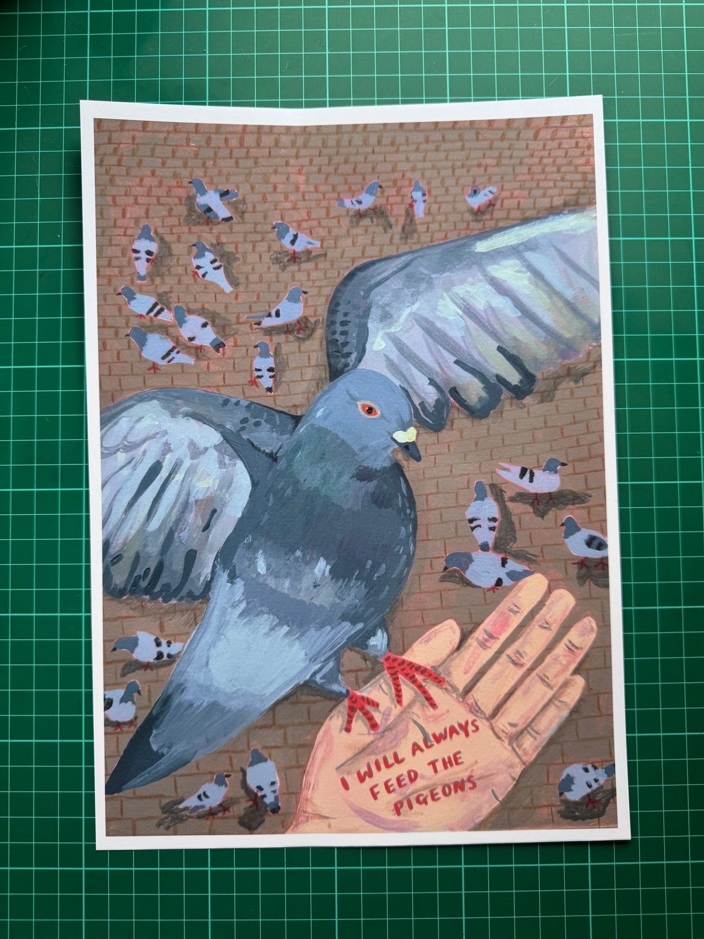 I will always feed the pigeons