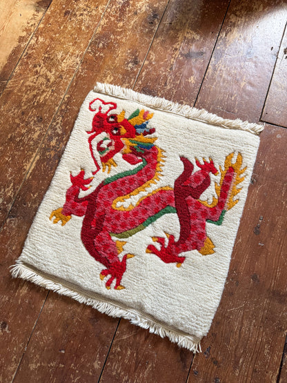Vintage dragon rug #1