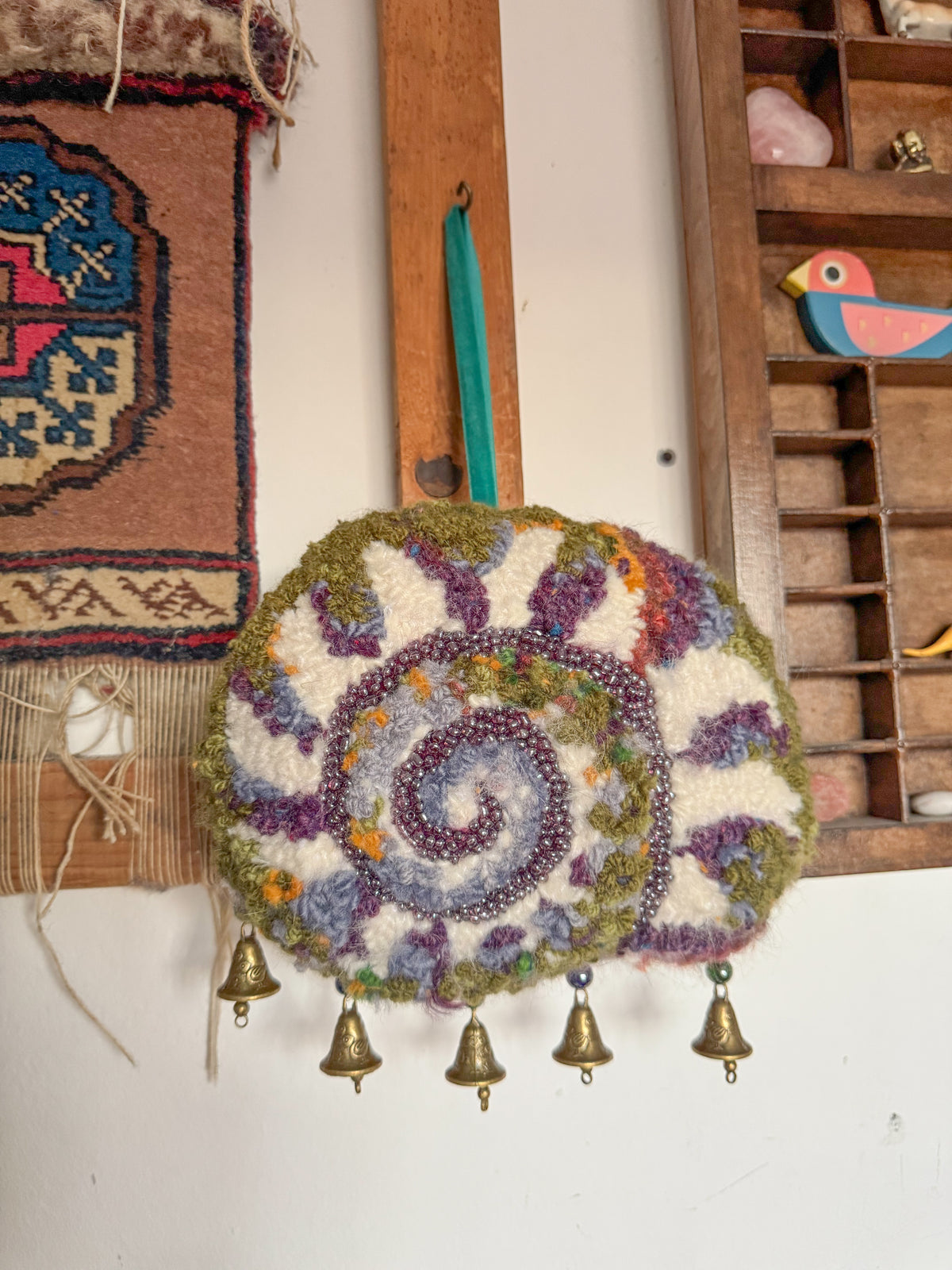 beaded polymita shell